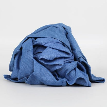 PRO SOURCE 5 Lb Box Virgin Surgical Lint-Free Blue Cotton Huck Towels: 16" x 25" - size: 5 lb