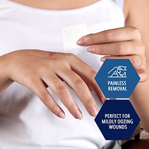 MED PRIDE Sterile Gauze Pads 2" x 2", 12-Ply Cotton, 100 Count - size: 2x2 Inch (Pack of 100)