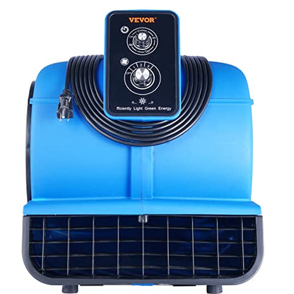 VEVOR Air Mover, 1/2 HP 2600 CFM Carpet Dryer for Cooling and Ventilating - size: 2600 CFM (1/2 HP)