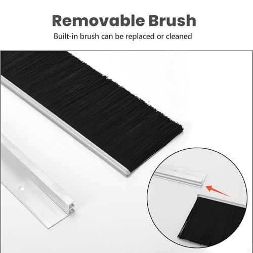 Brush Door Sweeps for Exterior Doors 3 FT