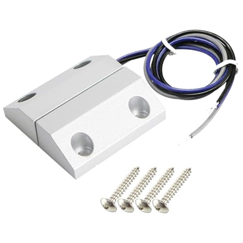 Gebildet Rolling Door Contact Magnetic Reed Switch Alarm with 3 Wires for N.O./N.C. Applications MC-56 - color: Silver-E1285T