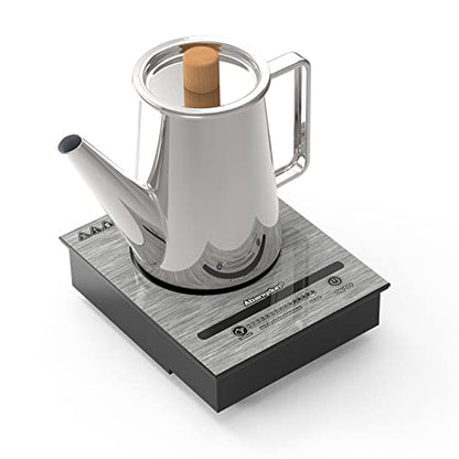 500W Mini Portable Induction Cooktop for Moka Pot & Small Cookware - style: Mini Portable Induction Cooktop 500W/110V