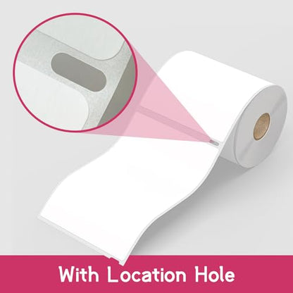 12 Rolls, 3600 Labels Replacement for DYMO 1744907 (4" x 6") - size: 4" x 6" | 1744907-12 Rolls