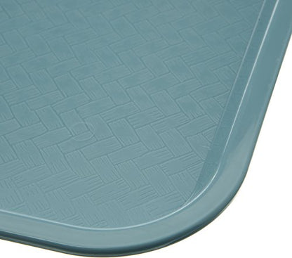 Carlisle Cafe Tray, Fast Food Restaurant Tray, 12 x 16, 1 Ct, Slate Blue - color: Slate, size: 0.7" x 0.5" x 0.3"