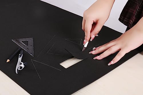 8mm EVA Foam Sheets Rolls for Crafts Black Cosplay Foam 16x59in - color: 16×59in Black, size: 8mm-Thick