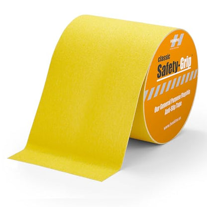 Heskins LLC Yellow Standard Safety Grip Anti Slip Tape (6" x 60ft) - size: 6" x 60ft