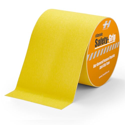 Heskins LLC Yellow Standard Safety Grip Anti Slip Tape (6" x 60ft) - size: 6" x 60ft