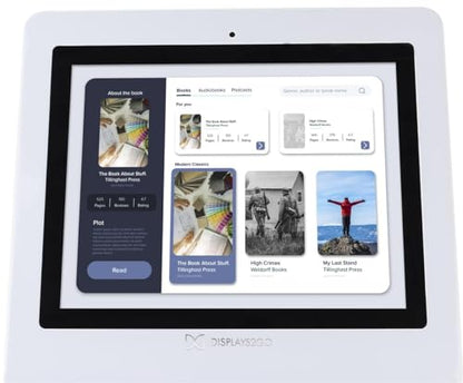 Displays2go 15" Touch Screen Digital Kiosk with Camera