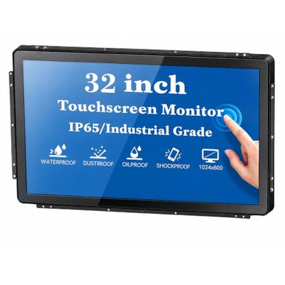 32 Inch 10 Points PCAP Open Frame Touch Screen Waterproof for Kiosk Automation POS Vending and Digital Signage - size: 32