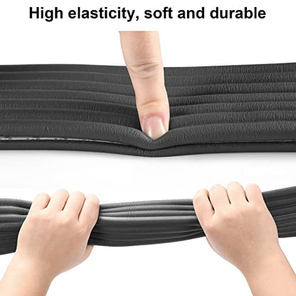 Baby Proofing Edge Protector 6.6 feet with 3M Strong Adhesive Pre-Taped, Baby Proof Padding Extra Wide Edge Safety Guards for Sharp Edges, Table, Desk- Black - color: Black- 6.6 Feet