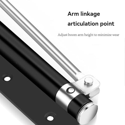 Automatic Door Closer, Adjustable Force and Speed, 120 lb, Black - color: Matte Black