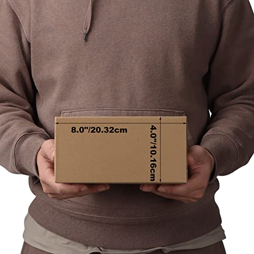 Edenseelake 40 Pack 8x8x4 inches Shipping Boxes Small Cardboard Boxes for Packing, Moving, Mailing, Brown - color: 40 packs（Brown), size: 8x8x4 inch