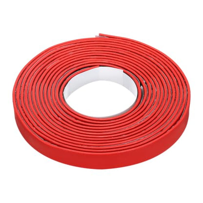 Smoke Fire Seal Strip 9.8Ft 12mm/0.47" Wx 2mm/0.08" T Red - color: Red, size: 9.8FT x 12mm / 0.47" W x 2mm / 0.08" T