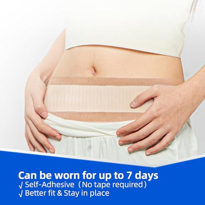 Niceful Ultra Soft Silicone Foam Dressing 4"x12", 3 PCS, for Knee Surgery - size: Ultra Soft 4"x12"(3PCS)