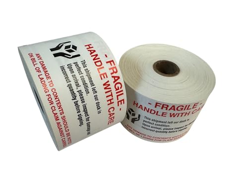 Labels and More 3x5 Fragile Handle with Care Hands Holding Box Shipping Pallet Stickers 2 Rolls 1000 Total Labels