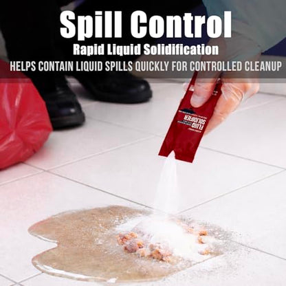 EVERLIT CARE Bodily Fluid Cleanup OSHA Compliant Bloodborne Pathogens Spill Kit Body Protection PPE from Exposure to Blood Vomit and Other potentially infectious Materials
