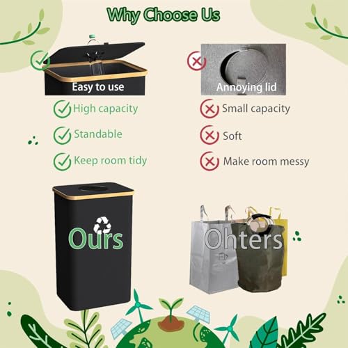 Recycling Bin for Kitchen Indoor Home, Large 100L/ 26 Gallon Recycle Bin with Lid Removeable Reusable Inner Bag Bottle Can Glass Waste Plastice Stickers (Blue, 26 Gallon) - size: Blue-26Gallon