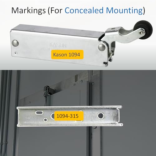 Awoco 1094 Hydraulic Door Closer, Concealed Mounting for Walk-in Coolers/Freezers by Kason - style: Concealed door closer