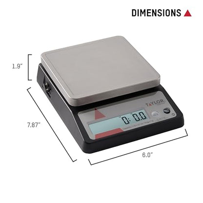 Taylor Digital Kitchen Food Scale 11 lb Max Capacity