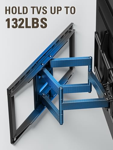 Mounting Dream TV Wall Mount TV Bracket for Most 42-90 Inch TV, Pre-Assembled Full Motion TV Mount with Articulating Arms, Max VESA 800x400mm 132 lbs. Loading, Fits 16", 18", 24" Studs, MD2298-XL - size: For 42"-90" TV, 24" Studs