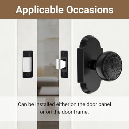 Large Hole Deadbolt Restorer Strike Plates, Satin Nickel Latch Strike Plate - color: Brushed Nickel, size: Large: 2-3/4" x 1-1/8"