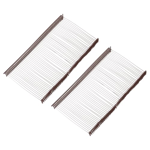 MECCANIXITY Standard Tagging Fasteners,Plastic Regular,Standard Label Gun Price Tagging Barbs for Garment Price Tag Label Tagging Barbs 50mm/2 Inch,Pack of 1500 Brown - color: Brown, size: 50mm/2 Inch