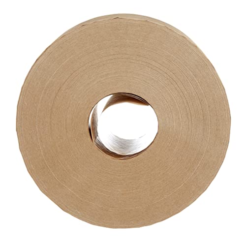 3M Water Activated Paper Tape 6144, Natural, Economy Reinforced, 70 mm x 450 ft, 10 per case