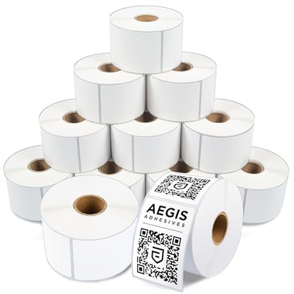 2" X 3" Direct Thermal Labels (6000 Count, 12 Rolls) - Perforated Product - size: 2" X 3"