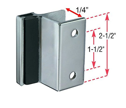 Harris Hardware TP2100 Cast Zamac Outswing Toilet Door Set for 1" Doors - size: 1 in. Outswing