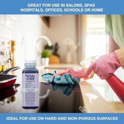 ForPro Total-Cide Disinfectant Solution, 2X Concentrated Formula, Hospital Grade Sanitizer & All Purpose Cleaner, 16 Fl Oz - size: 16 Fl Oz (Pack of 1)