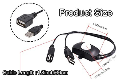 PIR Motion Sensor Switch DC 5-24V Occupancy Sensor Switch for DIY LED Lighting, PIR Infrared Motion Sensor Detector Automatic Switch LED Strip USB Interface