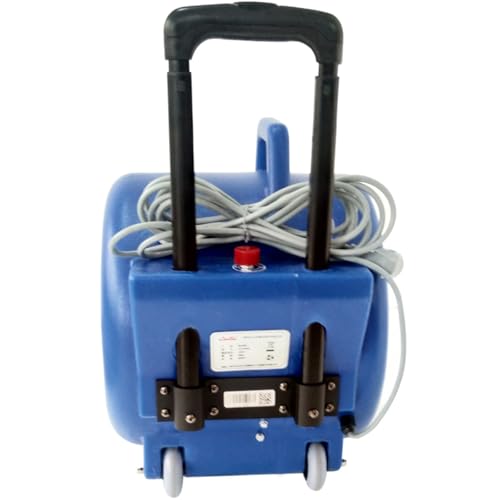 220V 900W Air Mover 3 Speed Adjustable Floor Dryer Blue Floor Blower Fan Wet Carpet Dryer for Janitorial Home Commercial Use