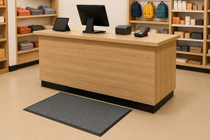 Guardian 24020301 Soft Step Anti-Fatigue Floor Mat, Vinyl, 2'x3', Black - color: Black, size: 36"L x 24"W x 0.4"Th