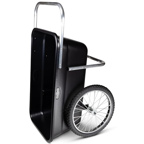 Premium Yard Cart - Strong, Lightweight, and Perfectly Balanced (20" Air Filled Wheels)