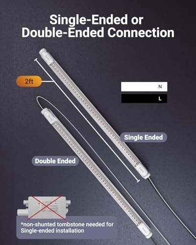 Sunco 70 Pack 2 Foot T8 LED Tube Light Bulbs, 10W, 5000K, Ballast Bypass - size: 70 Pack