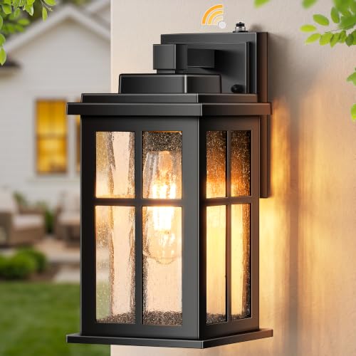 VIANIS Black Porch Lights Outdoor Dusk to Dawn, UL-Listed - color: Black, size: 1-Pack