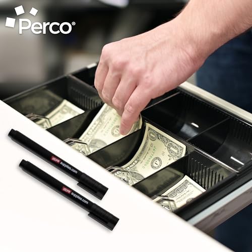 Perco Counterfeit Money Detector Pen - Universal Currency Checker - 20 Pack - size: 20 Pack