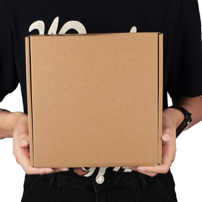 8x8x4 inch Cardboard Shipping Boxes, Set of 6 Gift Boxes, Brown - color: Brown, size: 8x8x4 inch 6 Pack