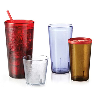 GET 12 oz Blue Plastic Tumbler (Set of 4) - color: Blue, size: 12 Ounces, style: 12 ounces