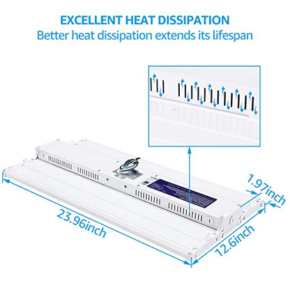 LEONLITE 2FT 160W LED Linear High Bay Light, 5000K