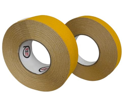 Sure-Step Non-Skid Safety Tape 1" x 60' Pack of 1 ROLL Yellow – High Traction, Waterproof Adhesive, Anti-Slip Tape for Stairs, Ramps, and Walkways – OSHA Compliant - color: YELLOW, size: 1" x 60' PACK OF 1 ROLL