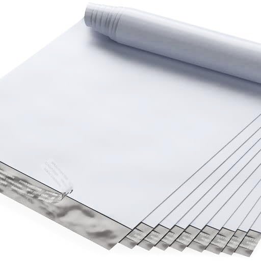 9" x 12" Poly Mailers, 500 Pack, 2.5 Mil, White Self Seal Waterproof, GPI - size: 9" x 12"