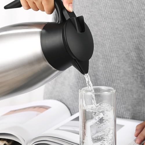 68oz Coffee Carafe Insulated, Coffee Carafe for Keeping Hot, 2 Pack Silver - color: Silver Silver