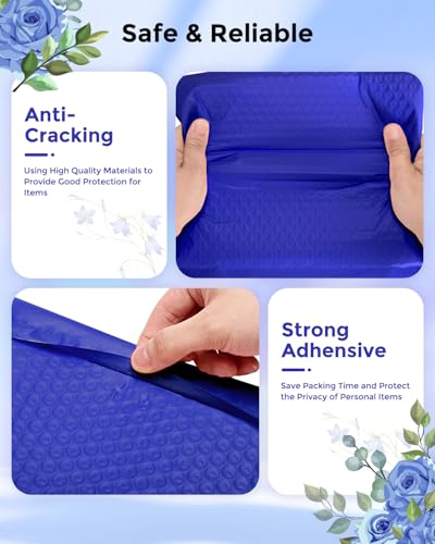 Metronic 500 Pack Bubble Mailers 10.5X16 Inch Self Seal Padded Mailers Blue - color: Blue, size: 10.5X15" 500PC