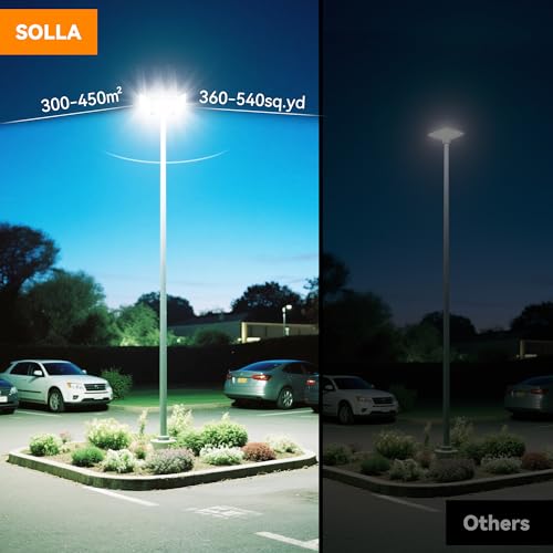 480W LED Outdoor Flood Light, 48000LM Super Bright Stadium Light, 6000K Daylight White, IP66 Waterproof 3 Heads Adjustable Outdoor Floodlights for Backyard, Patios, Street, Parking Lots (2 Pack) - size: 480 Watt 2 Pack