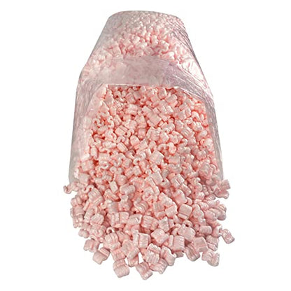 Pink Packing Peanuts, 3.5 Cubic Feet - color: Pink, size: 3.5CuFT