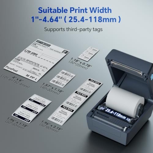 iDPRT iD880 Industrial Label Maker Supports 1" - 4.64" Wide Labels