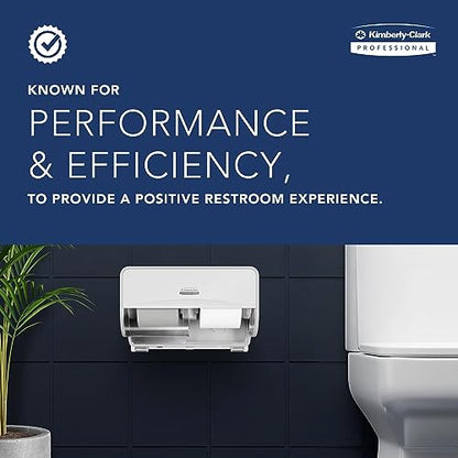 Scott Professional Jumbo Roll Toilet Paper Dispenser, White (09508)