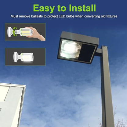 Horizontal Mount 80W LED Corn Light Bulb with Rotatable E39 Mogul Base
