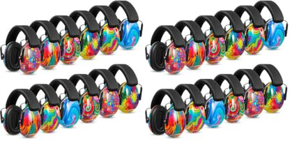 Amylove 12 Pcs Kids Noise Cancelling Headphones Ear Muffs Colorful Style (Pack of 2) - size: Universal Fit (kids & Adults) (Pack of 2), style: Colorful Style